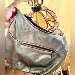Worthington Leather Hobo Bag! With Silver accents.